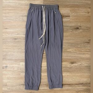 Rick Owens Larry Drawstring Pants FW19 Gray Jogger Trousers Size IT 40 US 4